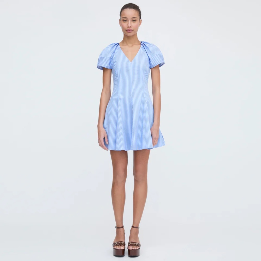 Hill House Claudine Dress Blue Stripe